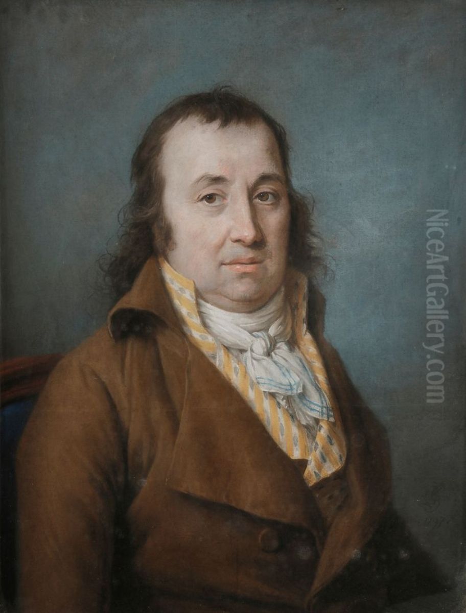 Portrait of Philippe Jacques Knoderer Oil Painting by Marie-Gabrielle Capet