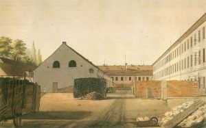 Yard of the Royal Porcellan manufacture in Berlin