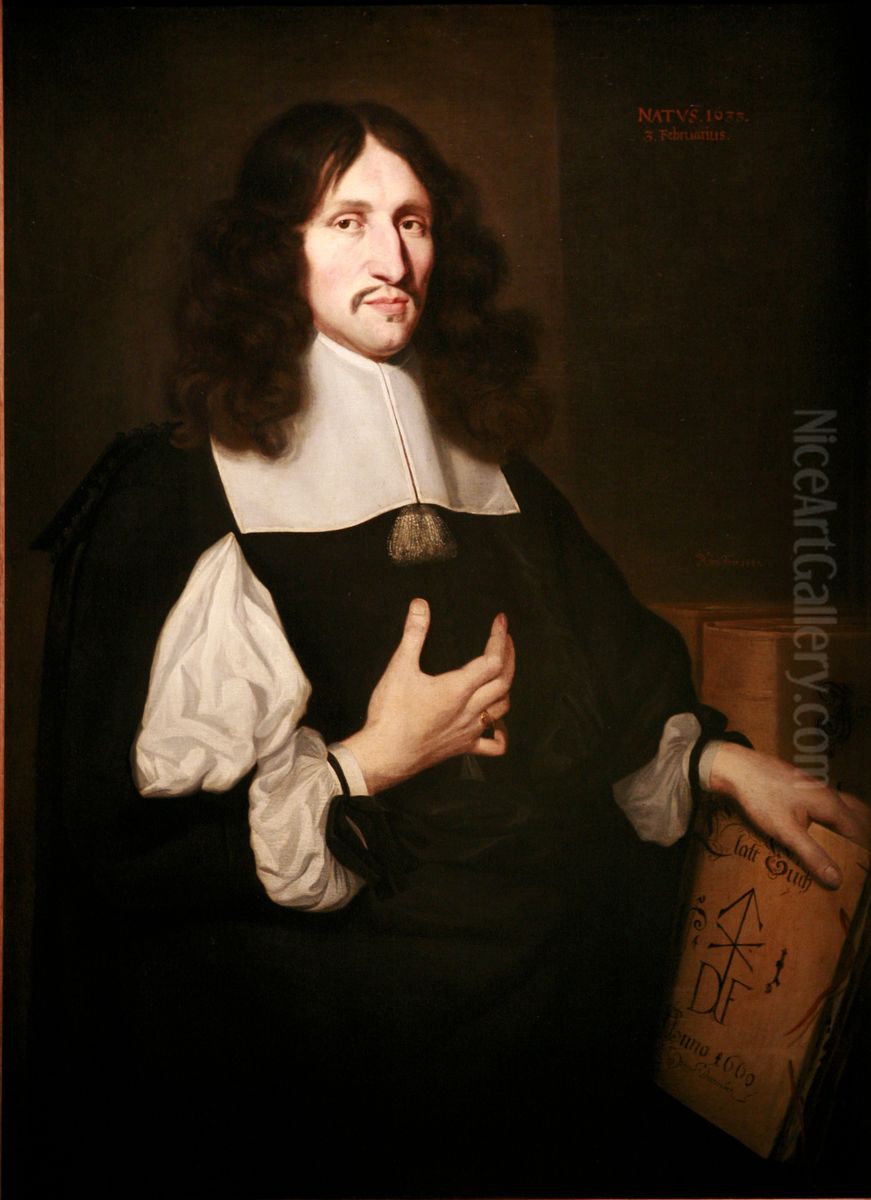 Johann Jacob Fried (1623-1677) Oil Painting by Theodor Roos