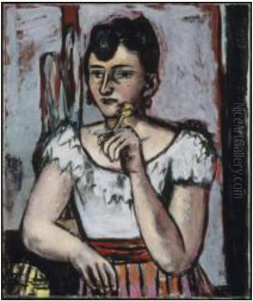 Euretta Rathbone Oil Painting by Max Beckmann