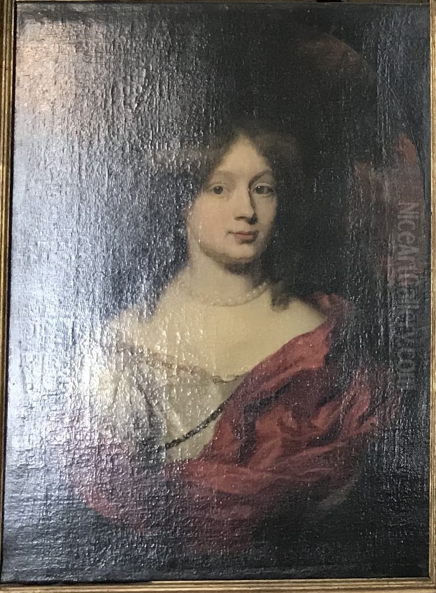 Portret van Catharina Everwijn Oil Painting by Nicolaes Maes