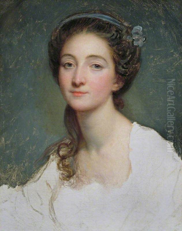Sophie Arnould Oil Painting by Jean-Baptiste Greuze