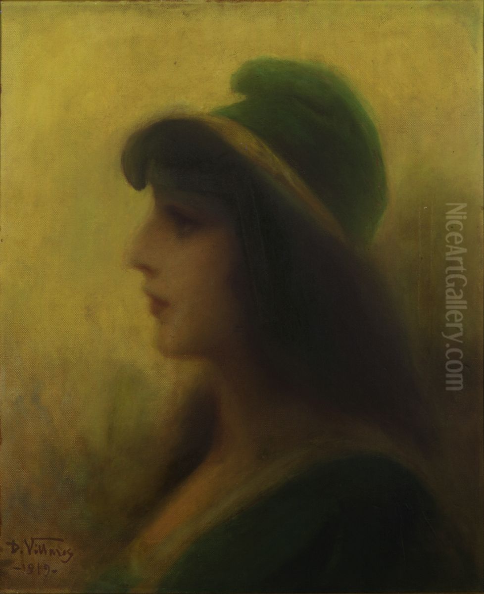 Retrato da Republica Oil Painting by Decio Villares