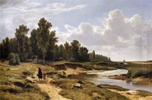Ligovka River in Konstantinovka, near St. Petersburg