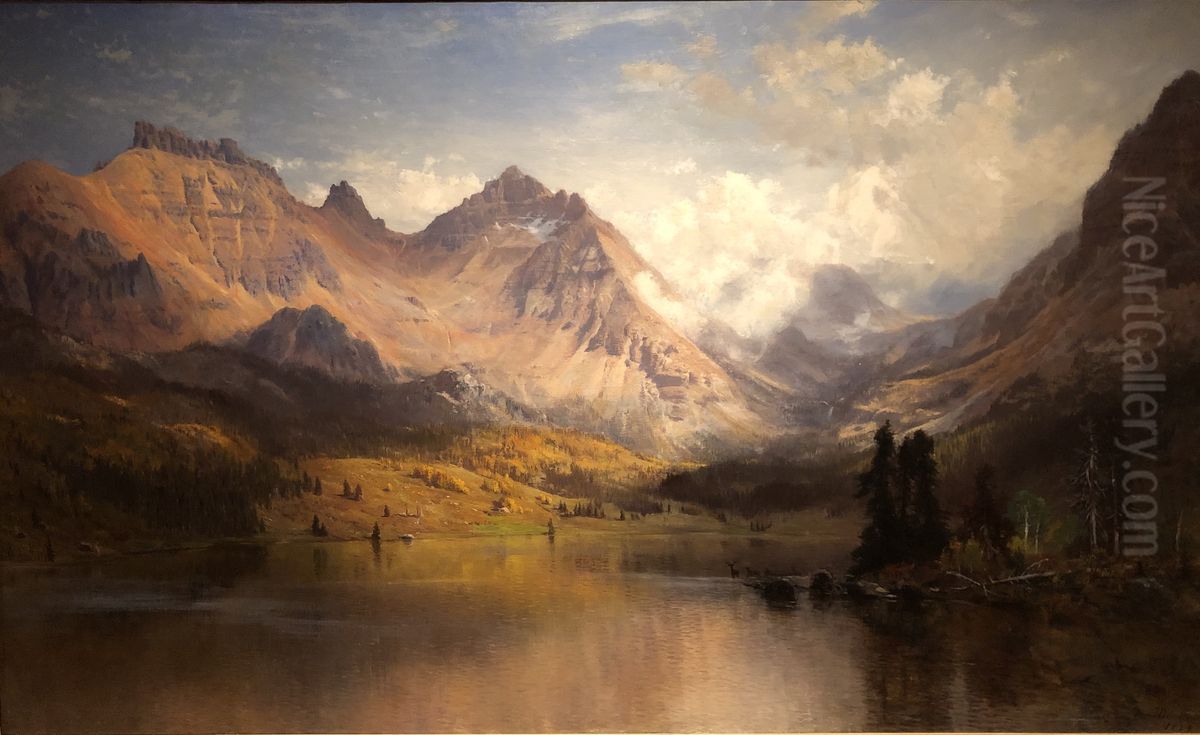 Trout Lake Oil Painting by Hamilton Hamilton