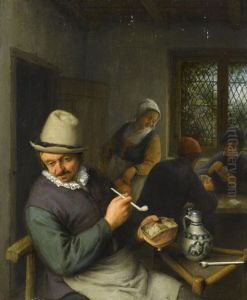 Le fumeur dans une taverne