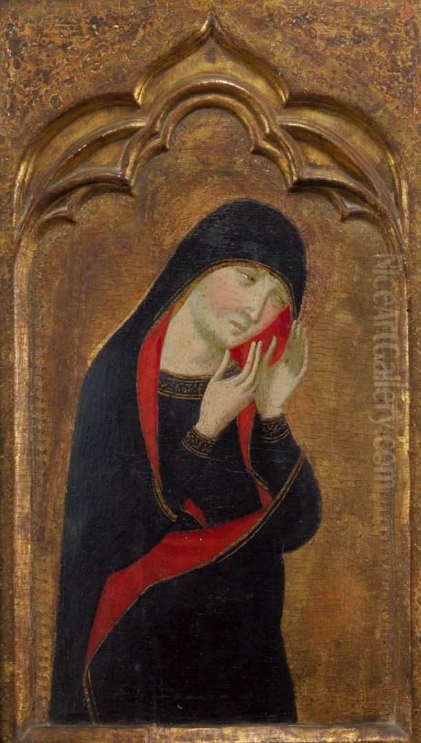 Virgem Oil Painting by Pere Serra