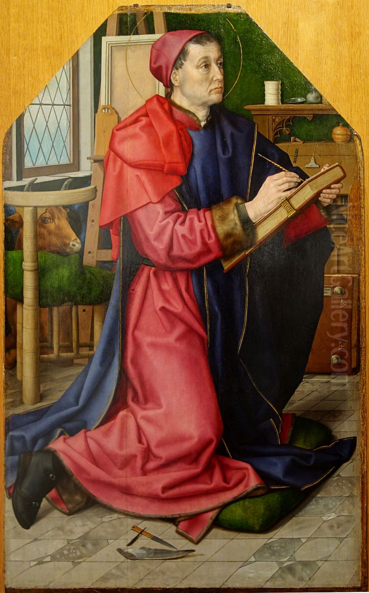 Sao Lucas retratando a Virgem Oil Painting by Hugo Van Der Goes