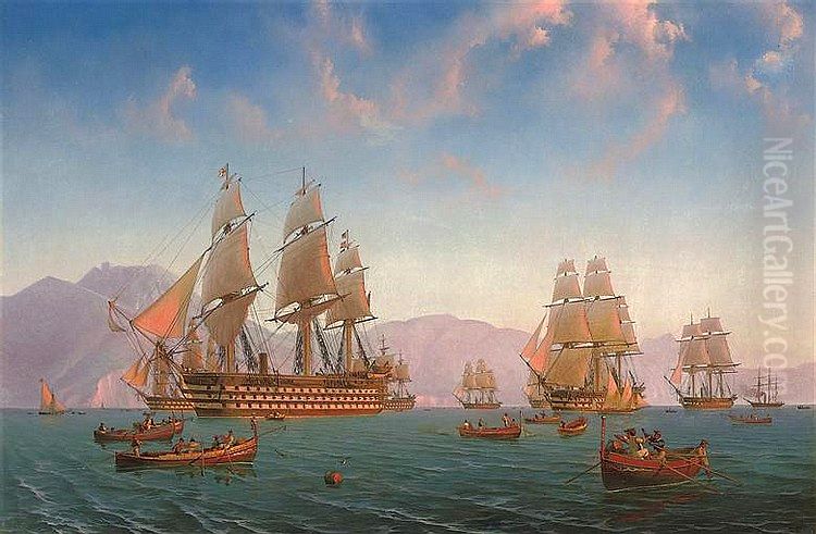 No title Oil Painting by Julius Prommel