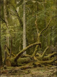 Cut down oak
