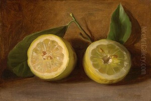 Lemons Oil Painting by George Henry Hall
