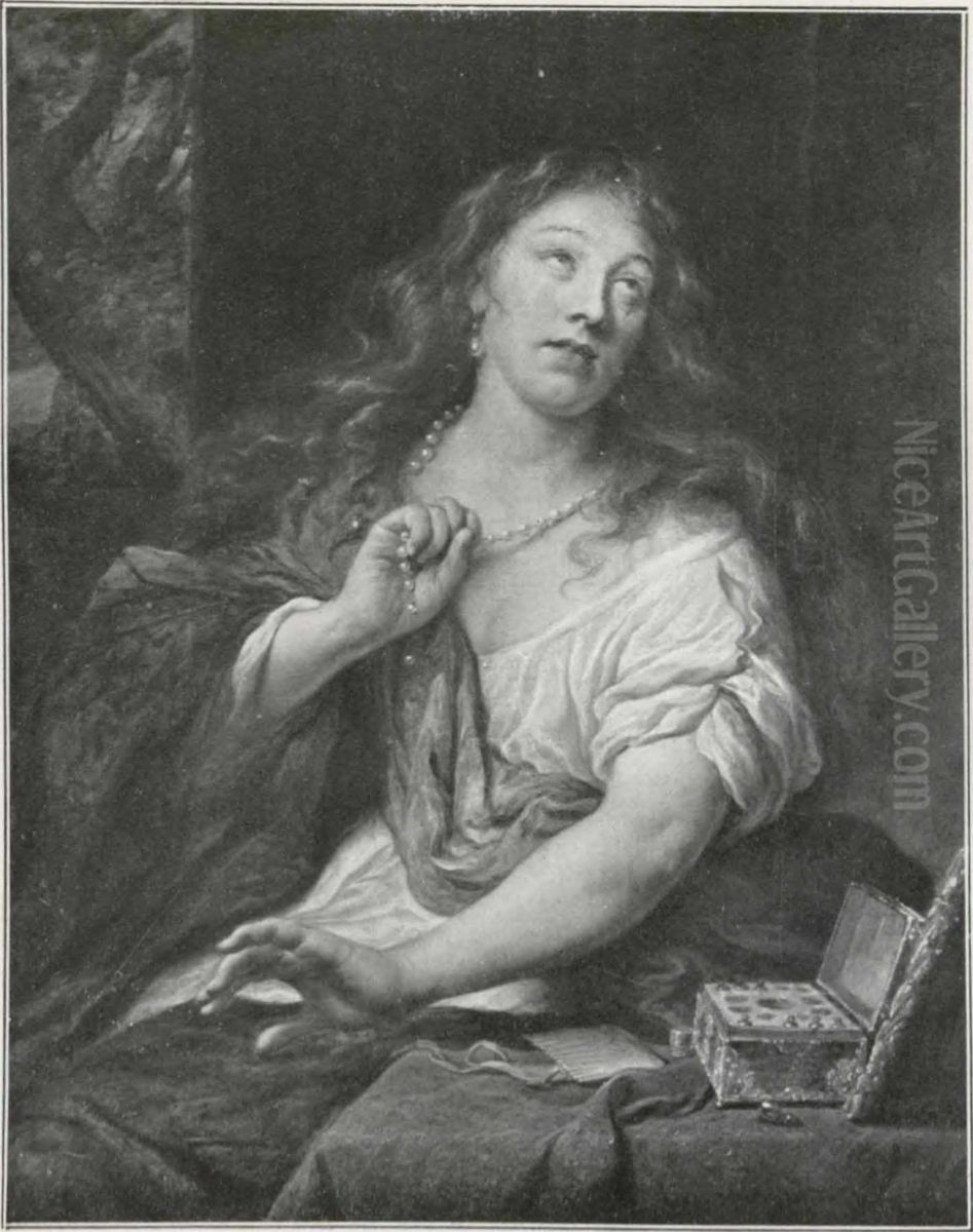 De boetvaardige Maria Magdalena Oil Painting by Govert Flinck