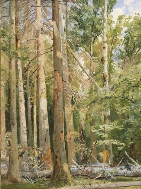 Belovezh Oil Painting by Ivan Shishkin