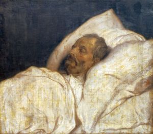 Balthasar I Moretus on his death bed