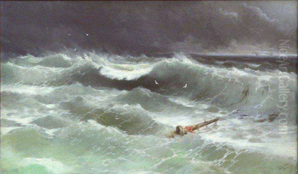 Storm Oil Painting by Ivan Aivazovsky