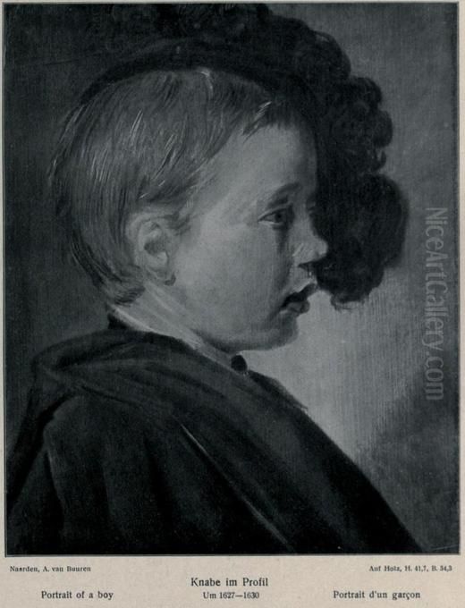 Portrait of a boy in profile Oil Painting by Frans Hals