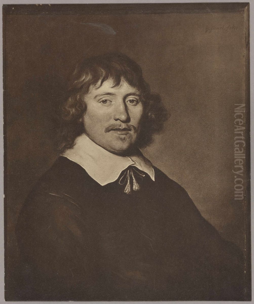 Portrait of a man Oil Painting by Govert Flinck