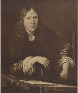 Portrait of a man, possibly a self portrait of Adriaen van der Velde (1636-1672)