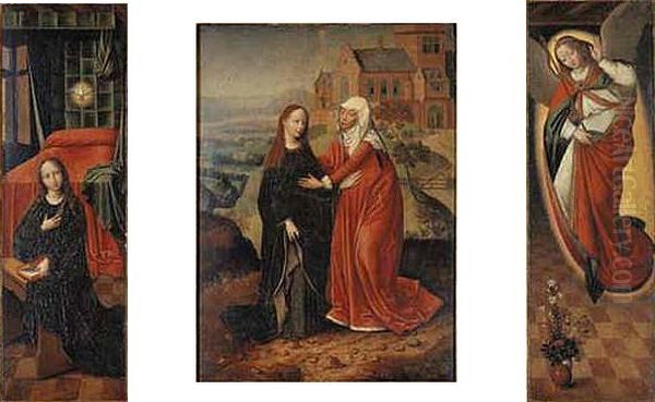 The Angel of the Annunciation (www.artnet.com). Oil Painting by Marcellus Coffermans