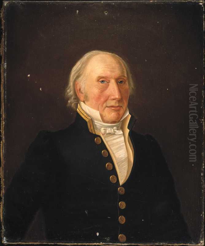 Portrait Oil Painting by Knud Bull