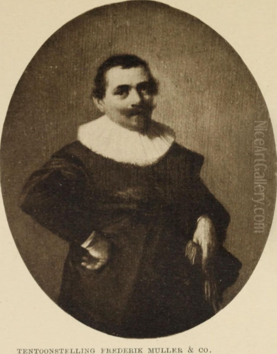 Portrait of a man Oil Painting by Hendrik Gerritsz Pot