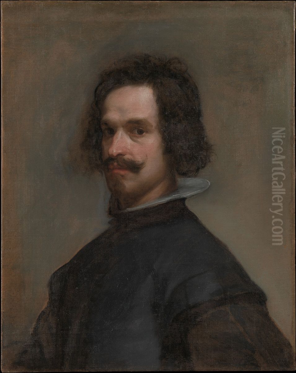 Portrait of a Man Oil Painting by Diego Rodriguez de Silva y Velazquez