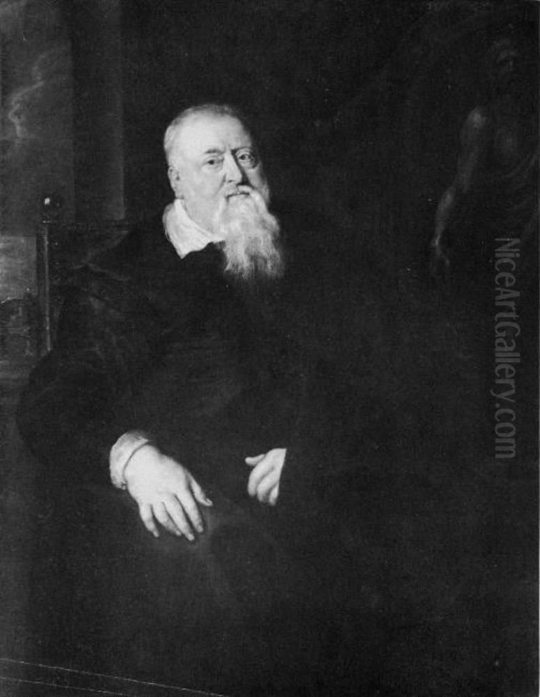 Theodore Turquet de Mayerne (1573-1655) Oil Painting by (studio of) Rubens, Peter Paul