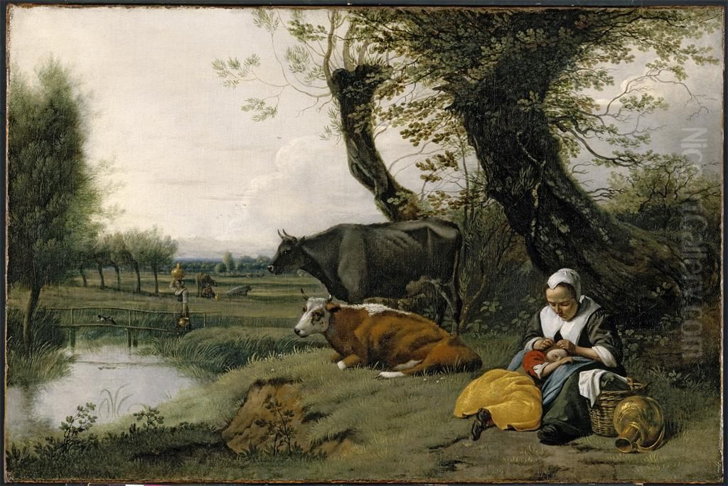 Pastoral Scene Oil Painting by Johannes Siberechts