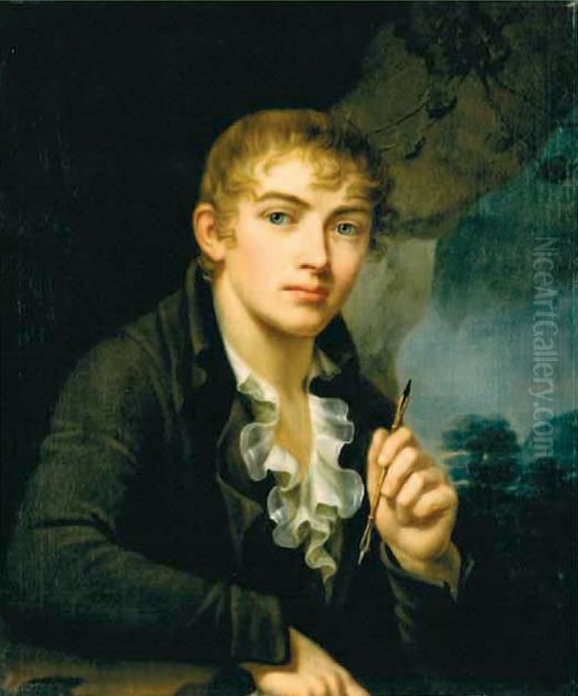 Self-portrait Oil Painting by Rudolph Suhrlandt