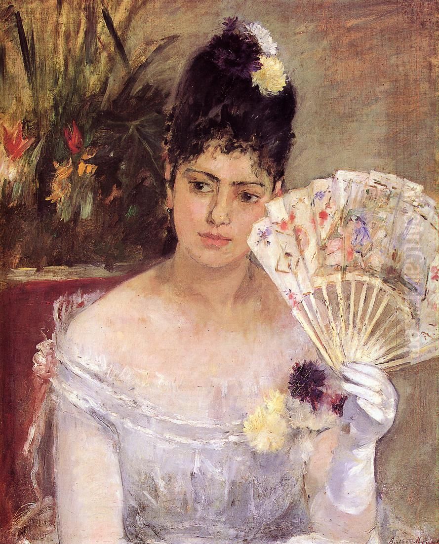 Au bal Oil Painting by Berthe Morisot