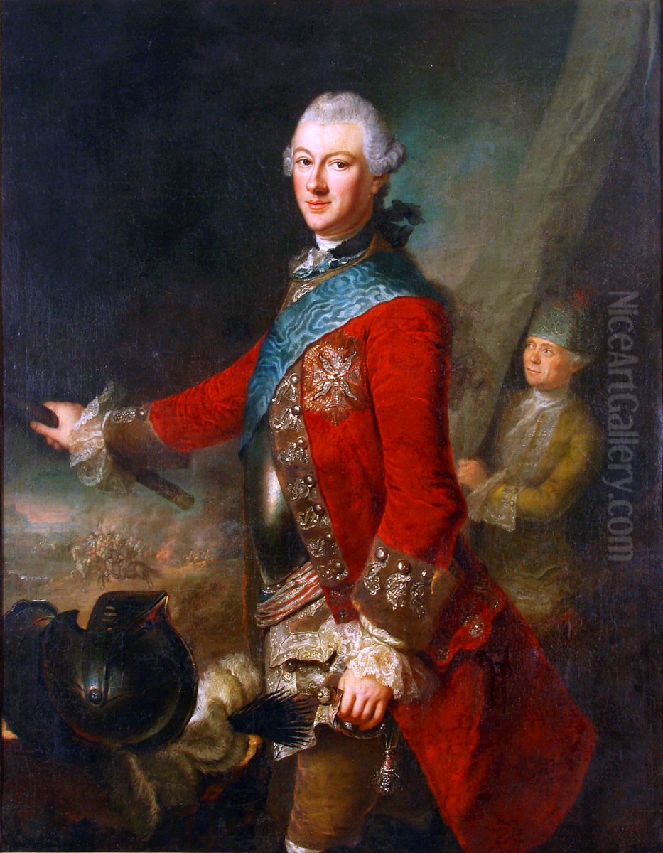 Portrait of Michal Kazimierz Oginski Oil Painting by Anna Rosina de Gasc