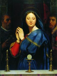 The Virgin adoring the Host
