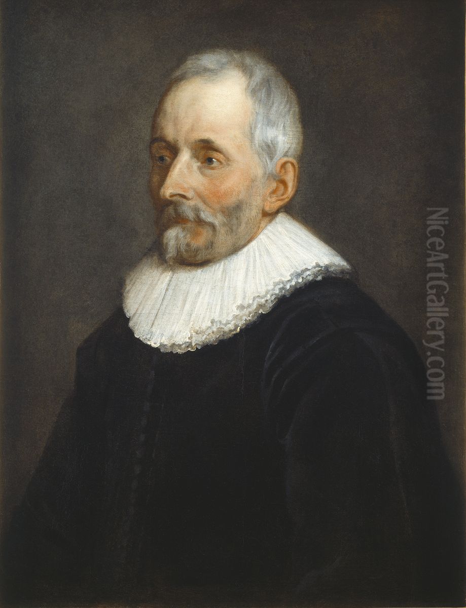Portret van Balthasar I Moretus Oil Painting by Thomas Willeboirts Bosschaert