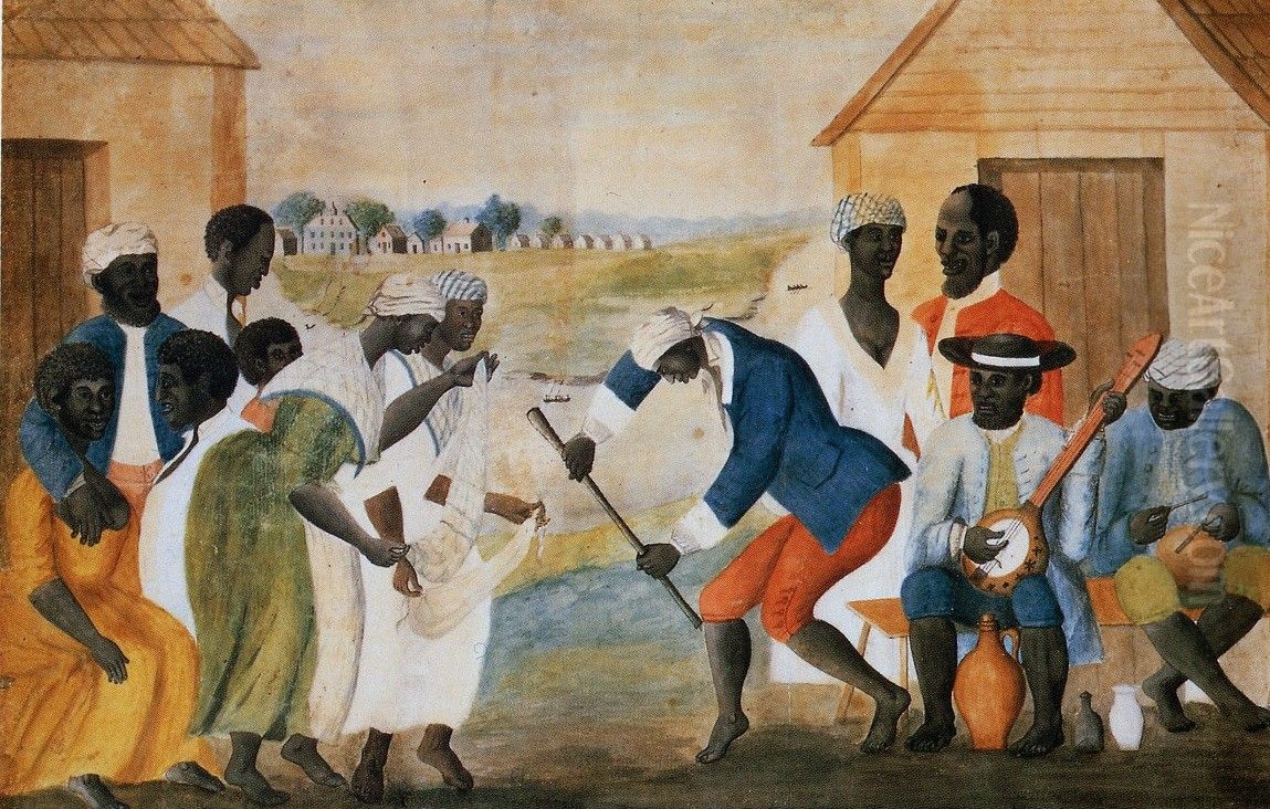 The Old Plantation Oil Painting by John Rose