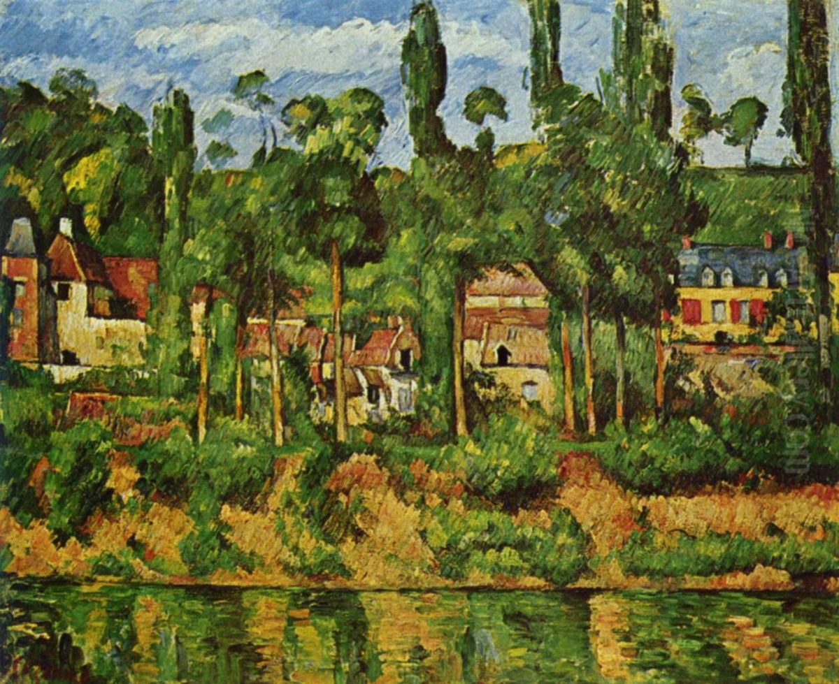 Chateau de Medan Oil Painting by Paul Cezanne