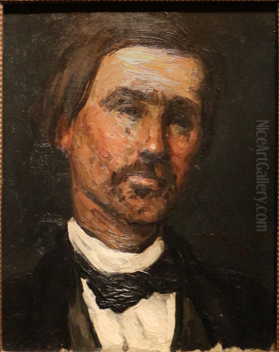 Tete d'homme Oil Painting by Paul Cezanne