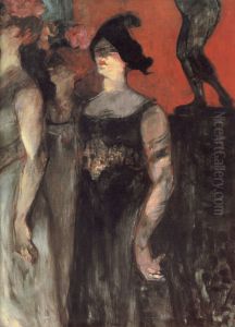 Messaline (entre deux figurantes)