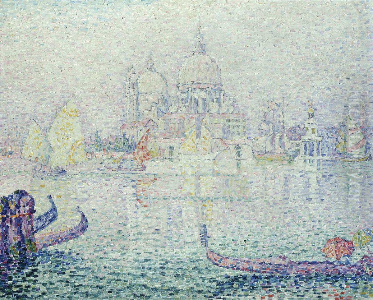 Venice, Giudecca Canal, Morning Oil Painting by Paul Signac