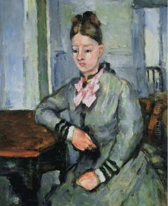 Madame Cezanne accoudee