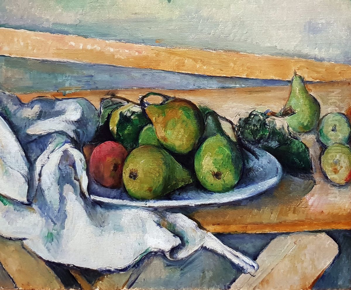 Still life with pears Oil Painting by Paul Cezanne