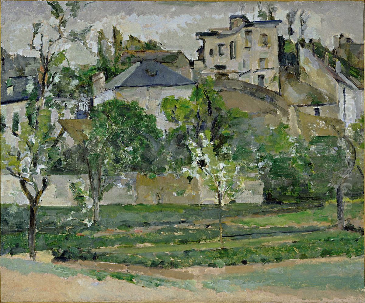 Le Jardin de Maubuisson, Pontoise Oil Painting by Paul Cezanne