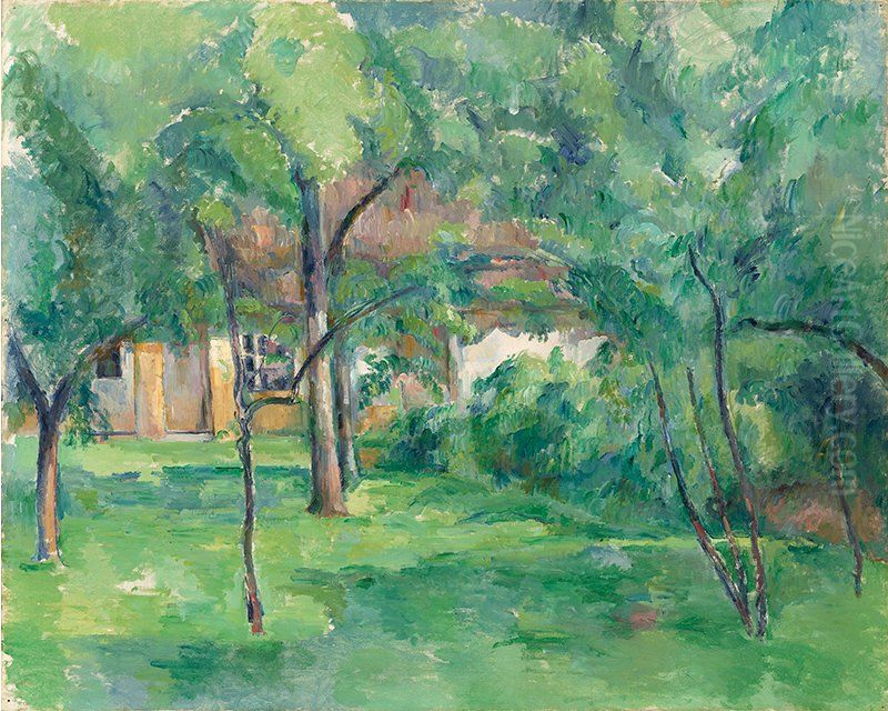 Ferme en Normandie, ete (Hattenville) Oil Painting by Paul Cezanne