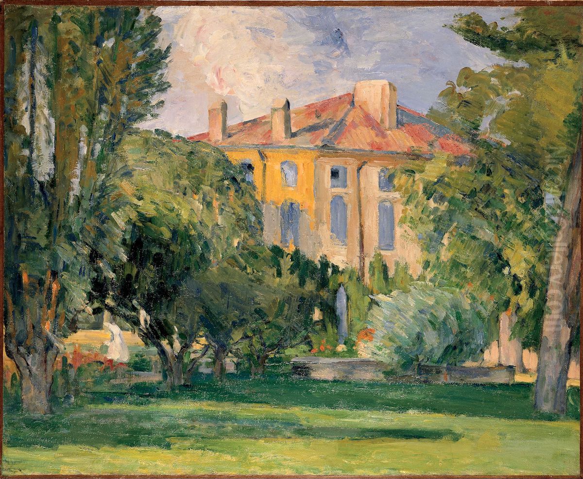 The House of the Jas de Bouffan Oil Painting by Paul Cezanne