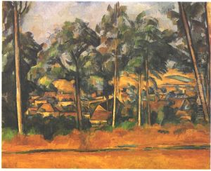 Village derriere les arbres