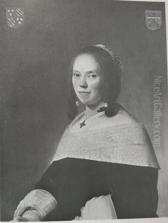 Portrait of Catharina de Kies van Wissen Oil Painting by Johannes Cornelisz Verspronck