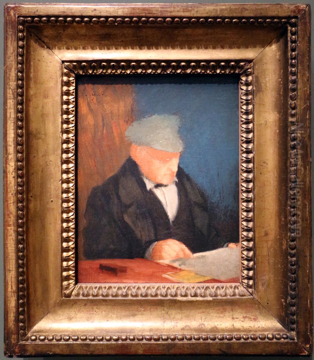 Hilaire de Gas Oil Painting by Edgar Degas
