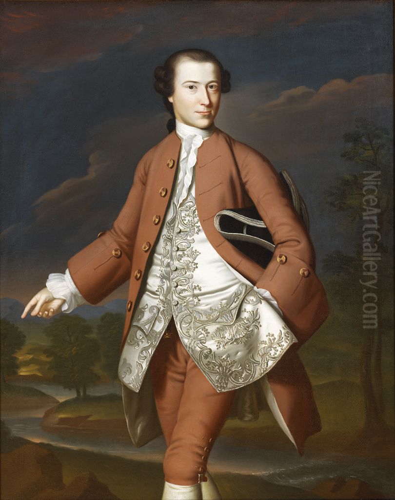 Portrait of Theodore Atkinson, Jr. (1737-1769) Oil Painting by John Singleton Copley