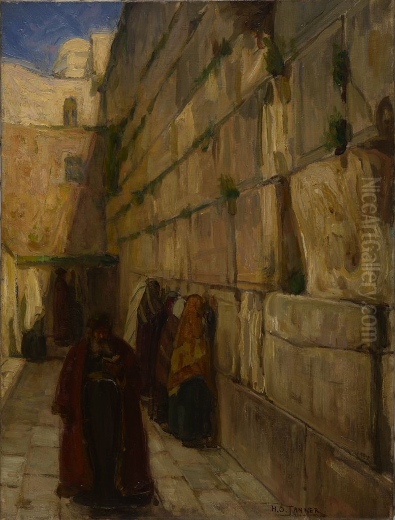 The Wailing Wall Oil Painting by Henry Ossawa Tanner