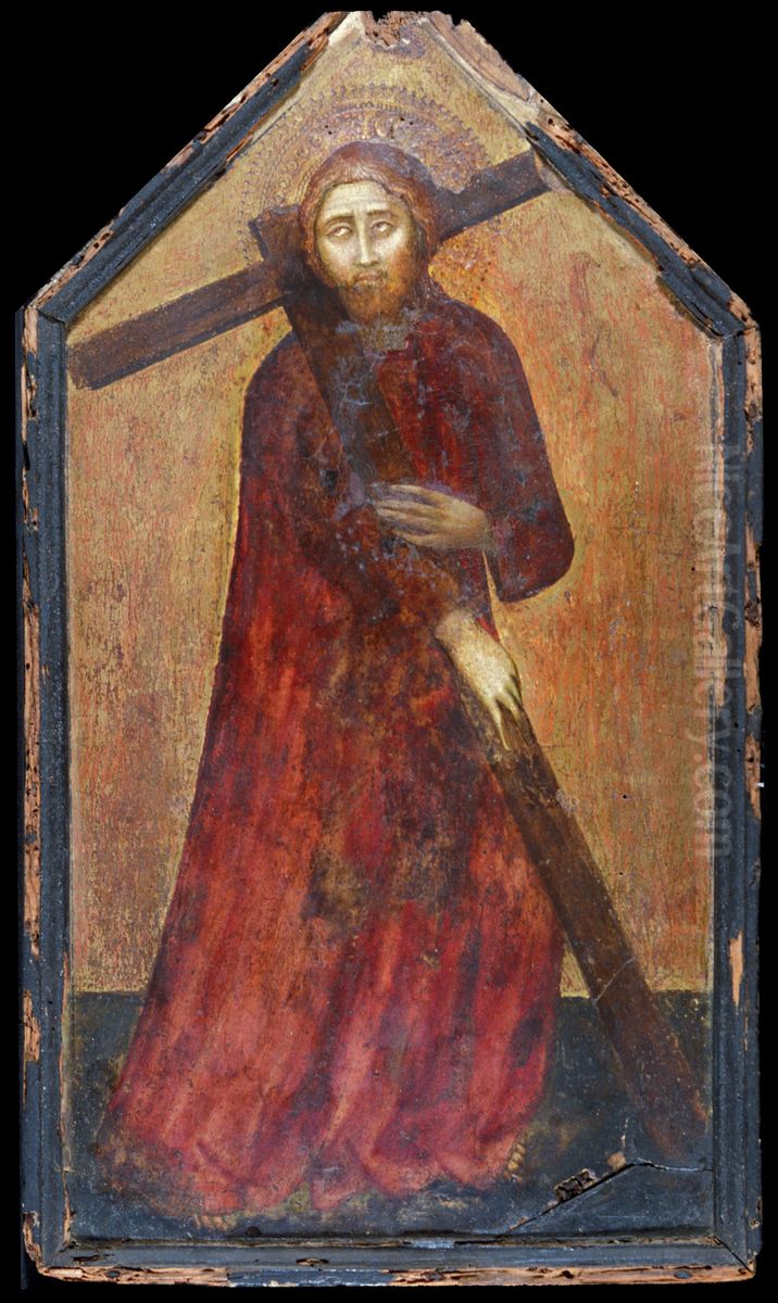 Christ Carrying the Cross Oil Painting by Taddeo Di Bartolo