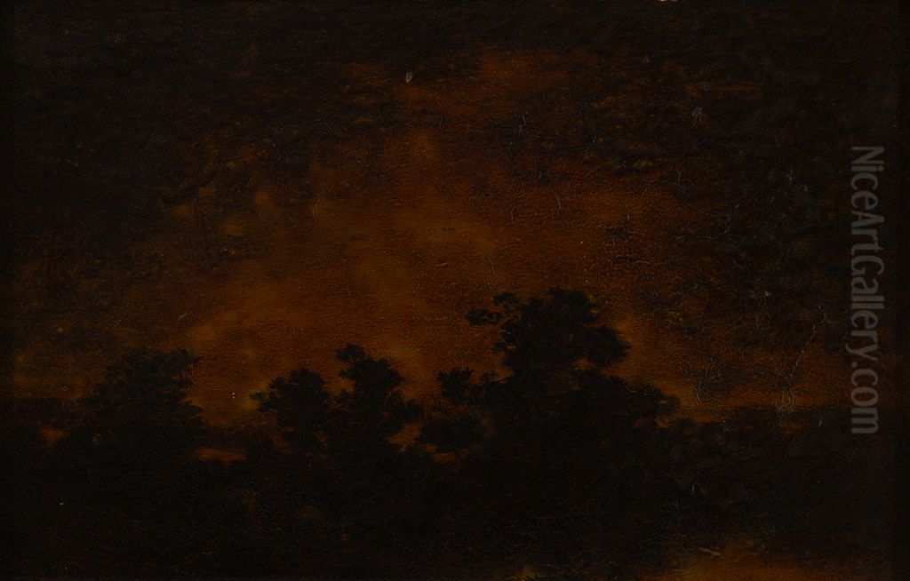 Gathering Storm Oil Painting by Ralph Albert Blakelock